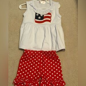 Kids Patriotic Flag Set - White and Red
